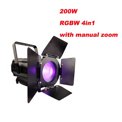 ETC180W RGB 3IN1 TV CCTV studio theatre hand zoom LED Fresnel Light