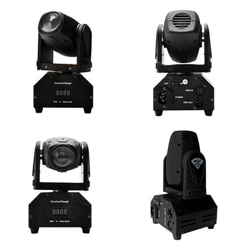 DMX stage party 10w RGBW 4in1 mini beam led moving head light