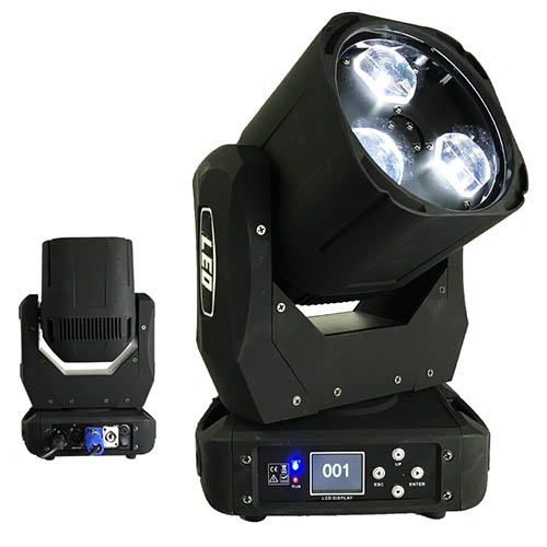 Stage light 3x40w RGBW 4in1 zoom wash mini bee eye led moving head